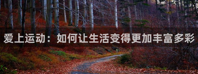 3377体育官方正版app娱乐网站：爱上运动：如何让生活变得